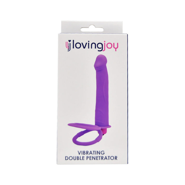 Loving Joy Double Penetration Strap On Vibrator