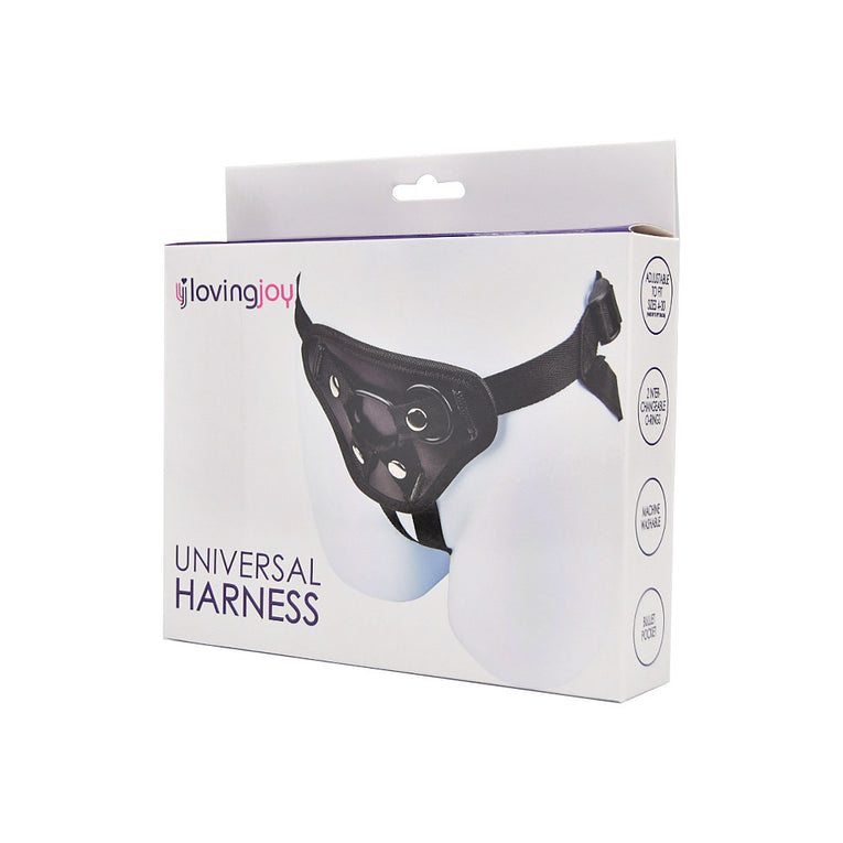 Loving Joy Universal Black Harness