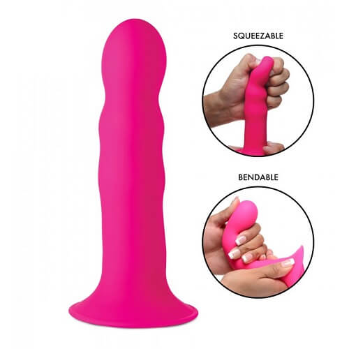 Adrien Lastic Cushioned Core Suction Cup Silicone Dildo 5 Inch