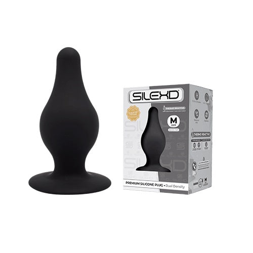 SilexD Dual Density Tapered Silicone Butt Plug Medium