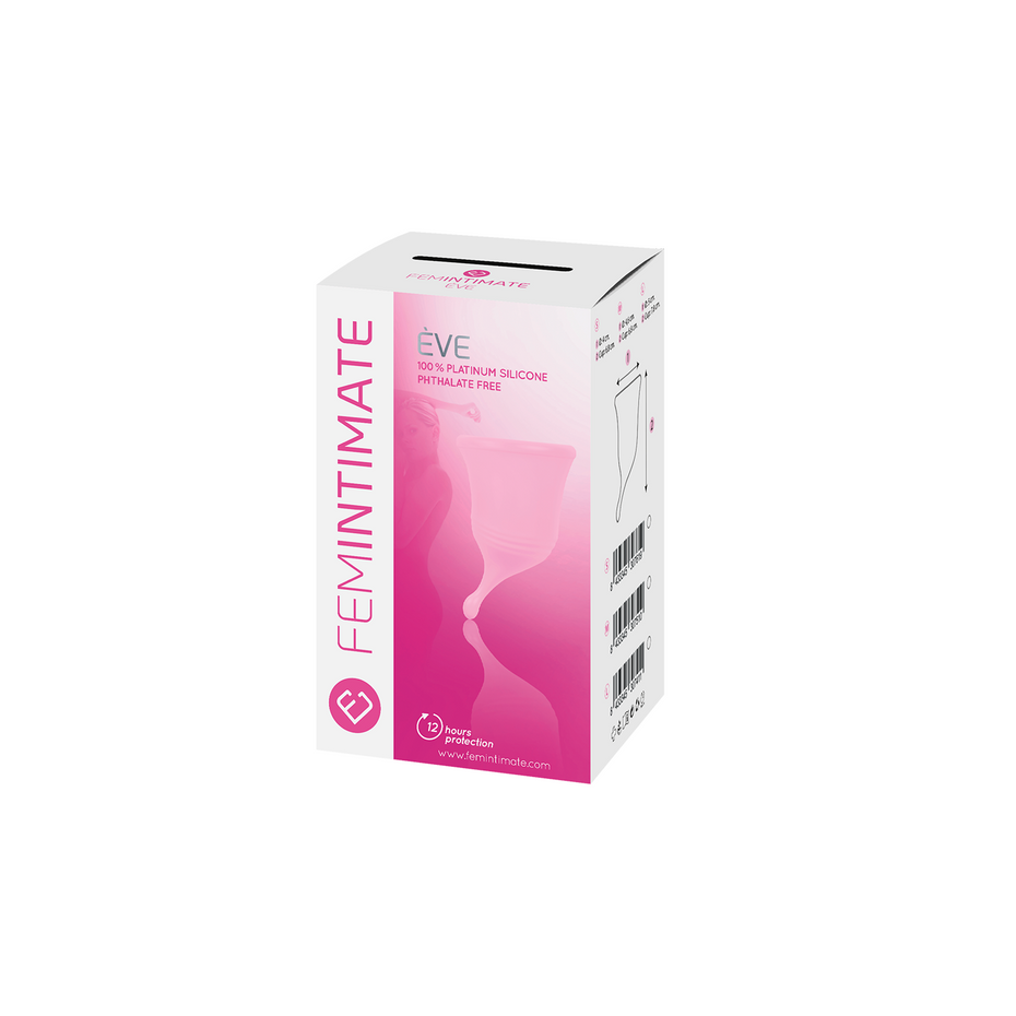 Femintimate Eve Menstrual Cup with Curved Stem Medium